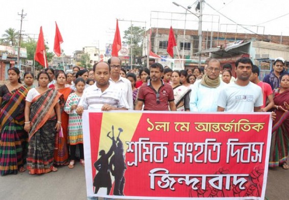 Tripura observes May Day Tripura observes May Day